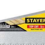 STAYER TopCut, 400 мм, ударопрочная ножовка (15061-40_z02)