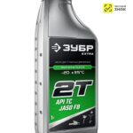 ЗУБР 2Т-М, 1 л, минеральное масло для 2-тактных двигателей, EXTRA (70602-1)