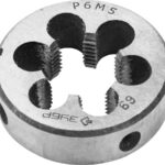 ЗУБР М18 x 2,5 мм, плашка круглая машинно-ручная 4-28023-18-2.5