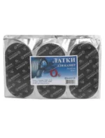 Латка (заплата) камерная для горячей и холодной вулканизации, О6, 57х115 мм, двухслойные, 50 шт, Rossvik — изображение 2