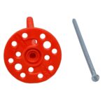 Дюбель для теплоизоляции Tech-Krep IZM тарельчатый со стальным гвоздем 10х90 мм — изображение 2