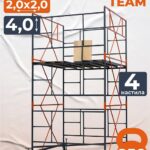 Вышка-тура TeaM ВСП 2.0х2.0, 4.0 м