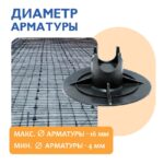 Фиксатор арматуры  Промышленник стульчик под сыпучий грунт с литой опорой ФС 20 500 шт. — изображение 3