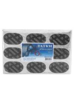 Латка (заплата) камерная для горячей и холодной вулканизации, О3, 37х57 мм, двухслойные, 100 шт, Rossvik — изображение 2