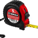 MIRAX 5 м х 18 мм, обрезиненный пластиковый корпус, рулетка 34011-05-18_z02