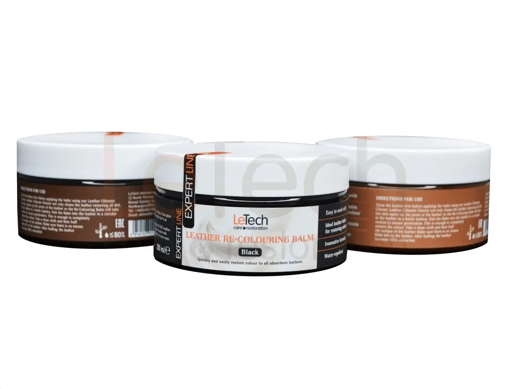 Бальзам для восстановления цвета кожи Leather Re-Colouring Balm Light Brown 200 мл — изображение 1