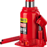 STAYER RED FORCE, 25 т, 240 - 375 мм, бутылочный гидравлический домкрат, Professional (43160-25_z01)