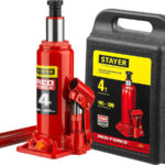 STAYER RED FORCE, в кейсе, 4 т, 195 - 380 мм, бутылочный гидравлический домкрат, Professional (43160-4-K_z01)