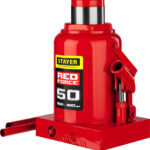 STAYER RED FORCE, 50 т, 300 - 480 мм, бутылочный гидравлический домкрат, Professional (43160-50_z01)