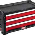 Keter 22", пластиковый, ящик с 3 выдвижными полками DRAWER-3 38381-3