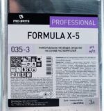Средство жидкое унив. чистящее на основе растворителей FORMULA X-5, 3 л, PRO-BRITE — изображение 2