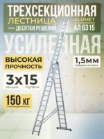 Лестница трехсекционная Alumet Ал 6315
