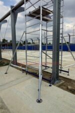 Вышка-тура Alumet ВТ10, Н=6м + доп. настил и 4 угловых опоры — изображение 13