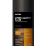 Деревозащитное масло для банных полков MEDERA 180, 1л PRO-BRITE
