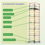 Вышка-тура Промышленник ВСП 1.2х2.0, 7.6 м ver. 2.0 — изображение 3