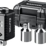 KRAFTOOL GRAND, 1/2", 40 - 200 Н·м, динамометрический адаптер с переходниками (64044-200)