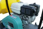 Виброплита бензиновая TeaM C-100 с двигателем Honda и баком для воды, ковриком и колесами — изображение 6