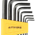 STAYER 8 шт., ключи имбусовые 27405-H8