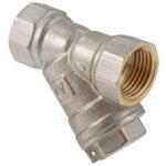 Фильтр грубой очистки (косой) на 1/2 " мама с двух сторон