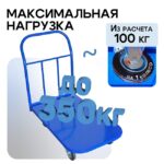 Платформенная тележка Промышленник 1000х600 П-6.10 125 мм — изображение 3