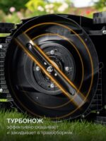 ЗУБР 40 В (2x20В), 400 мм, 2 АКБ LMS (4 Ач), газонокосилка аккумуляторная бесщеточная (ГКЛ-4040-42) — изображение 12