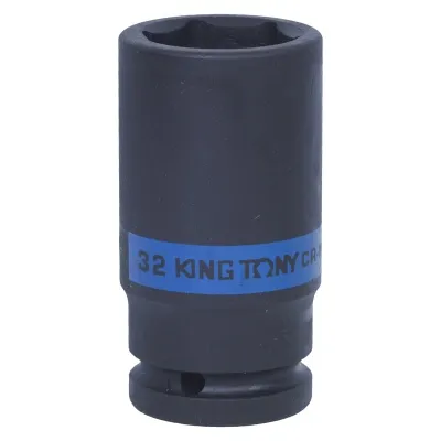 Головка торцевая ударная глубокая шестигранная 3/4", 32 мм KING TONY 643532M — изображение 1