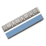 0051 Pb Clipper Грузики для балансировки колес, самоклеющиеся, свинцовые 60 гр. (4х5 г + 4х10 гр.) синий скотч (уп. 50 шт.)