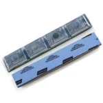 0065 Pb Clipper Грузики для балансировки грузовых  колес, самоклеющиеся, свинцовые 100 гр. (4х25  гр.) синий скотч (уп. 25 шт.)