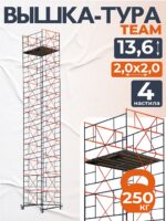 Вышка-тура TeaM ВСП 2.0х2.0, 13.6 м