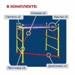 Вышка-тура Промышленник ВСЭ 0,7Х1,6, 1,2 м ver. 2.0 — изображение 2