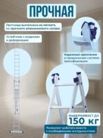 Лестница двухсекционная Alumet Ал 5212 — изображение 3