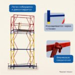 Вышка-тура Промышленник ВСП 0.7х1.6, 4.0 м ver. 2.0 — изображение 11