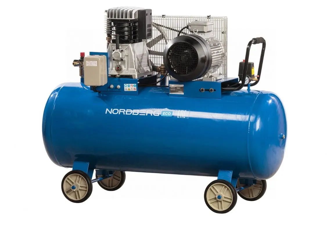 Компрессор поршневой с ременным приводом 300л. ECO NCE300/810 NORDBERG — изображение 1