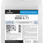 Концентрат для маш. мойки посуды в воде любой жёсткости MDW A-11, 5 л, PRO-BRITE
