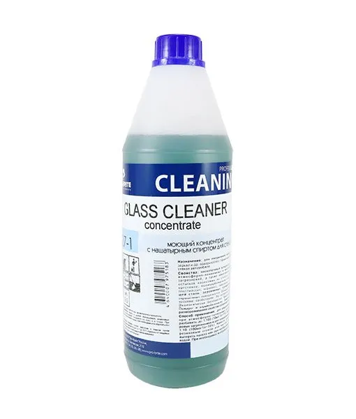Концентрат моющий для стёкол и зеркал GLASS CLEANER Concentrate, 1 л, PRO-BRITE — изображение 1