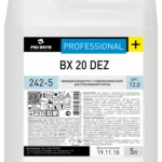 Концентрат моющий с содержанием хлора для отбеливания плитки, 5 л, BX 20 DEZ