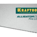 KRAFTOOL Alligator Fine 11, 400 мм, ножовка для точного реза (15203-40)