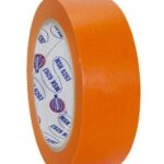 Лента  маскирующая оранжевая 38мм. длина 50 м. 80°С - 30 мин Eurocel MSK 6267/38
