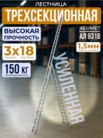 Лестница трехсекционная Alumet Ал 9318