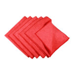 Микрофибра ACG 35*40см 320гр/м2 красная (5шт. в уп.)