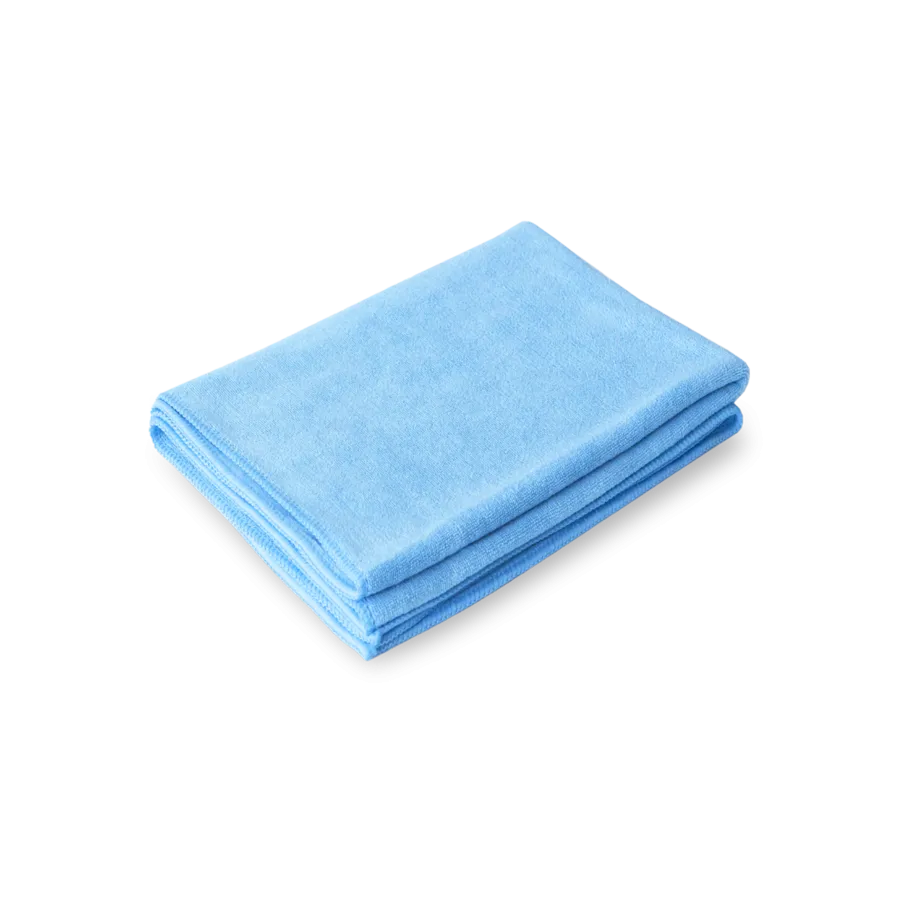 Микрофибра для сушки авто оверлоченная голубая 55 x 80 см 400 гр/м2 PROFI-MICROFASERTUCH Autech — изображение 1