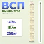 Вышка-тура Промышленник ВСП 1.2х2.0, 18.4 м ver. 2.0