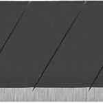 OLFA 50 шт., 9х80х0.38 мм, лезвия сегментированные EXCEL BLACK OL-ABB-50B