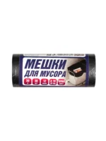 Пакет мусорный 30 л. 50х60 см. ПНД 12 мкм. в рулоне 30 шт. черный, ACG