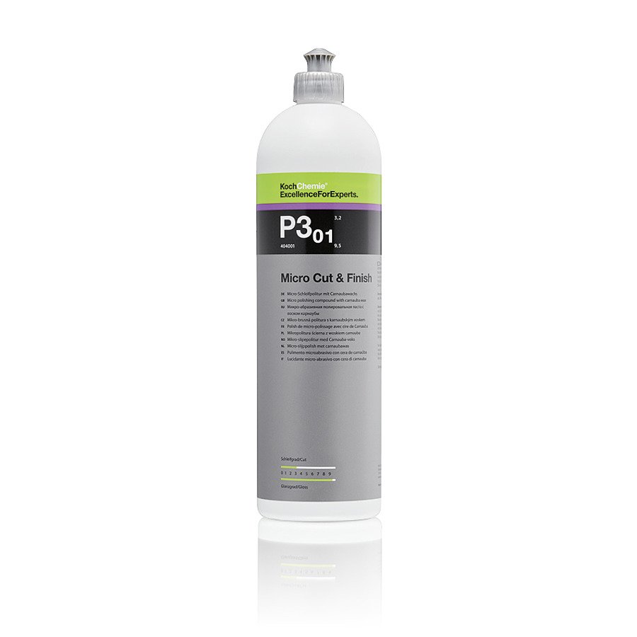 Паста полировальная микроабразивная с воском карнаубы Micro Cut & Finish P3.01 1 л KochChemie 404001 — изображение 1