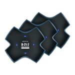 Пластырь диагональный D-21-2, 370 миллиметров, 2 слоя, 5 штук, Rossvik
