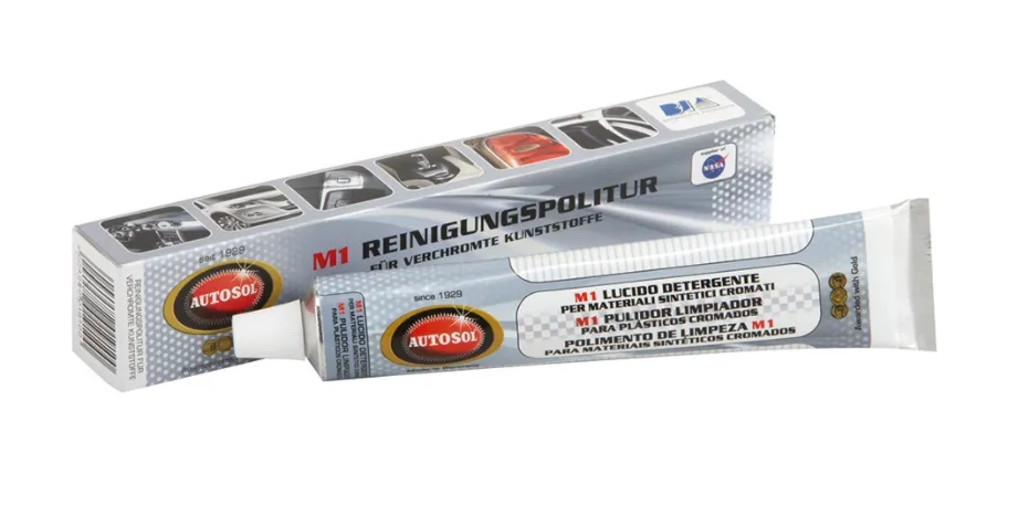 Полироль для хромированного пластика Autosol M1 Cleaning Polish for Chrome Plated Plastics 75 мл. — изображение 1