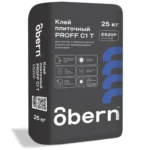 Obern Клей плиточный усиленный армирующими волокнами PROFF С1Т 5 кг