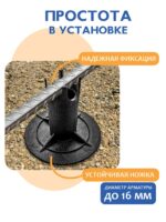 Фиксатор арматуры Промышленник стульчик под сыпучий грунт с литой опорой ФС 60 250 шт. — изображение 7