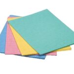 Салфетка ДжиПи Плюс 50x35 см, красная, быстросохнущая, 25 штук/упак., Vileda